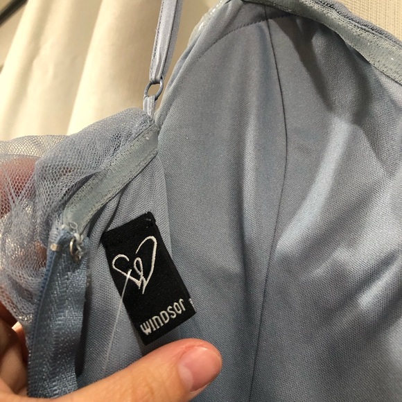 Gillian Sleeveless Ruffled A-Line Tulle Formal Dress - Picture 9 of 9